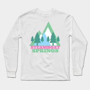 Steamboat Springs Mountain Love Long Sleeve T-Shirt